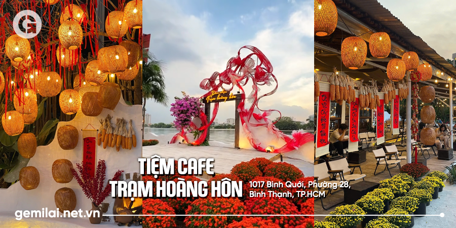 quán cà phê chụp hình tết đẹp