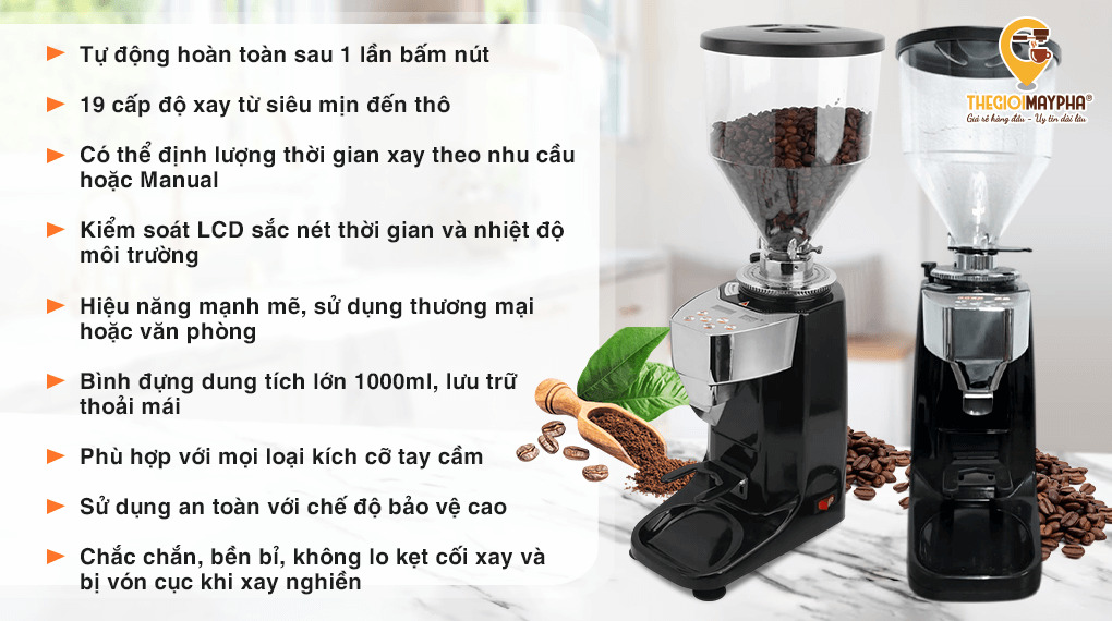 Máy xay cà phê Gemilai CRM 021