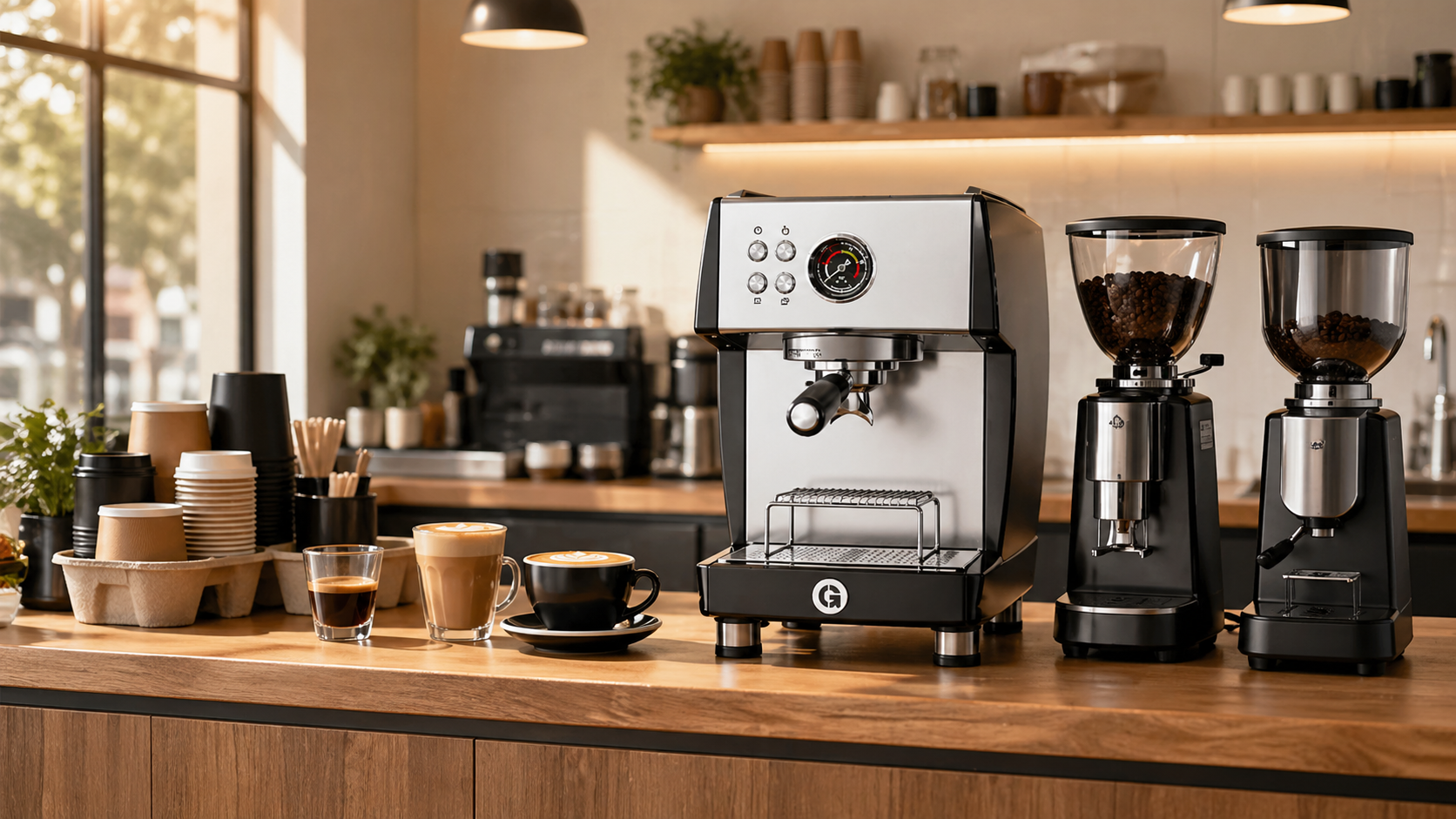 Máy xay cà phê cảm ứng tự động Gemilai A80 Pro
