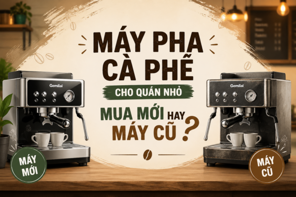 Kinh nghiệm chọn máy pha cà phê cho quán nhỏ ít vốn