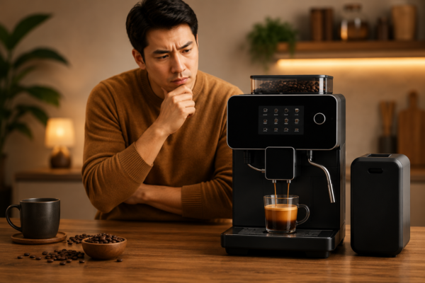 Tự làm latte tại nhà với máy pha cà phê gia đình