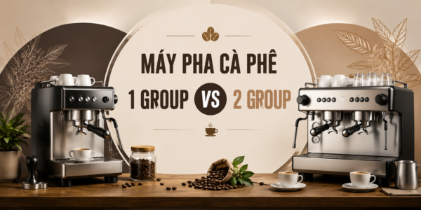 Máy pha cà phê 1 group hay 2 group: Nên chọn gì?