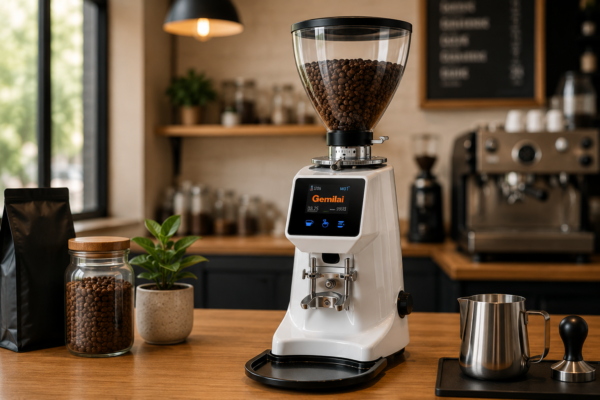 Máy pha cà phê cho quán nhỏ có cần máy xay riêng không?