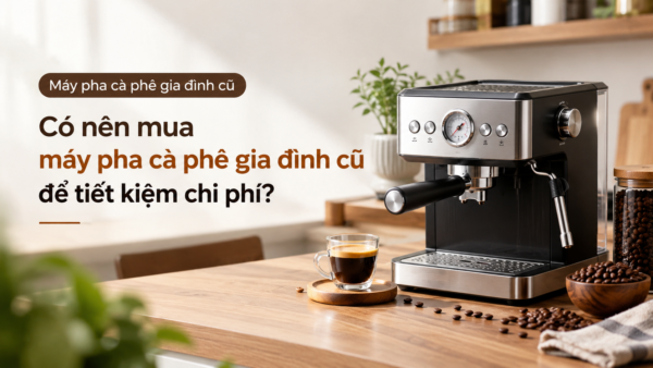 Có nên mua máy pha cà phê gia đình cũ để tiết kiệm chi phí?