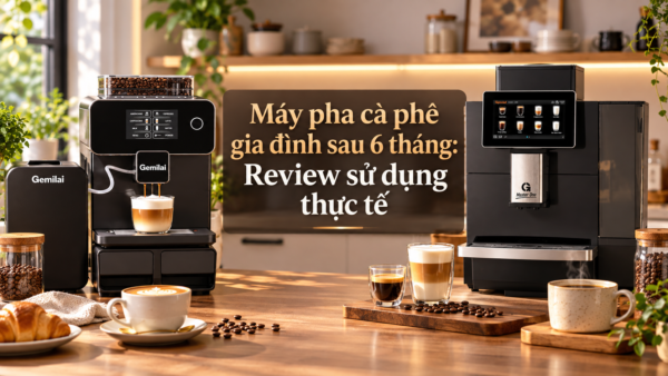Review máy pha cà phê gia đình sau 6 tháng sử dụng thực tế