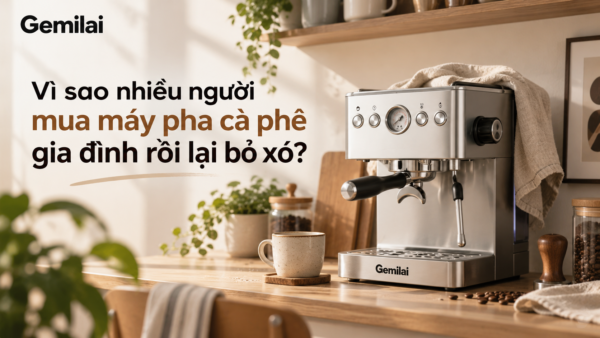 Vì sao nhiều người mua máy pha cà phê gia đình rồi lại bỏ xó?