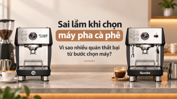 Vì sao nhiều quán cà phê thất bại ngay từ bước chọn máy?